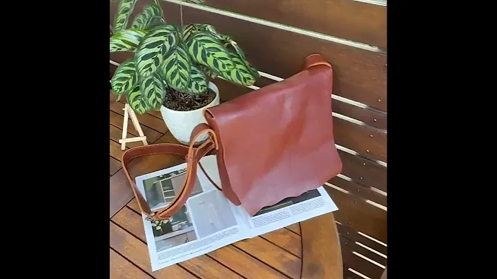 Vintage Leather Crossbody Messenger Bag - Unisex, High Quality