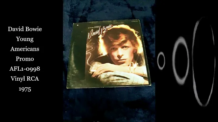 David Bowie Young Americans Promo AFL1-0998 Vinyl RCA 1975