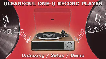QlearSoul ONE-Q Vinyl Record Player | Unboxing / Setup / Demo