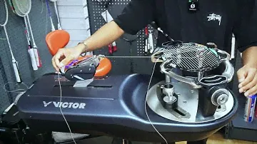 Victor Stringing | Auraspeed 90K Metalic + VBS-66 Nano | Badminton