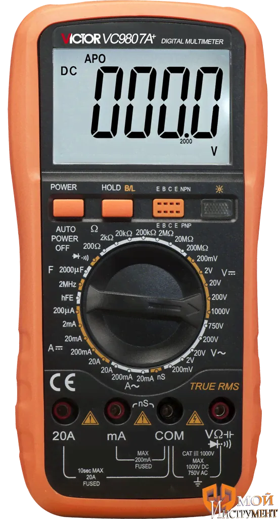 Мультиметры VICTOR Мультиметр Victor VC9807A+-0