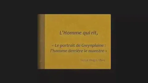 L'Homme qui rit, Victor Hugo (lecture)