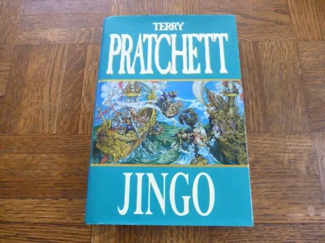 Terry Pratchett: Jingo 1st.UK.Ed.HC Book w/DJ Signed victor Gollancz 1997 [MB