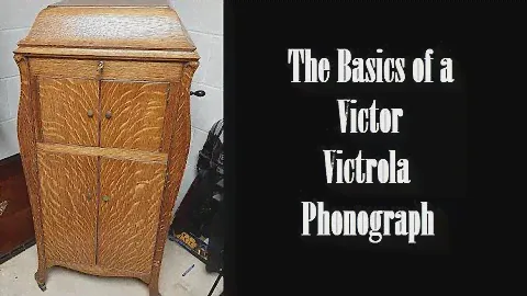 Основы старинного фонографа Windup Victor Victrola V.2