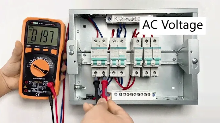 VICTOR VC97 best selling digital multimeter 3999 counts Auto range with NCV Backlight flashlight
