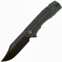 Складной нож Petrified Fish Victor SW сталь M390, рукоять Black/Green G-Mascus