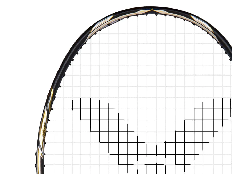 Victor Jetspeed S 10 C Badminton Racket [Black]-0