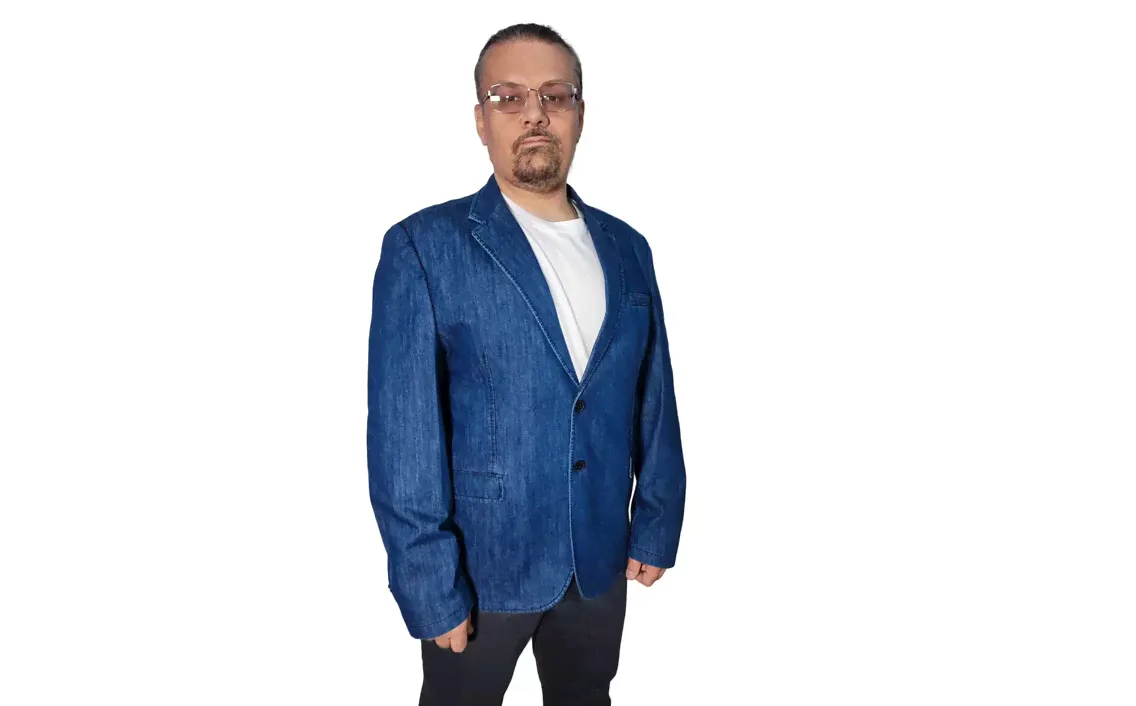 Пиджак мужской Victor Enzo 50441234 синий 74 RU-0