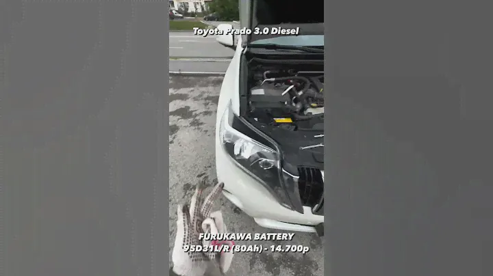 Замена аккумулятора на Toyota Prado установили Furukawa емкостью 80Ач - АКБ Мастер, Комсомольская 58