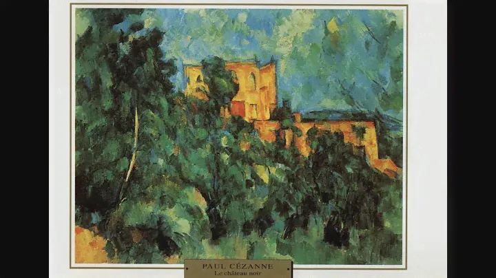 Le Château noir de Cézanne analyse du tableau
