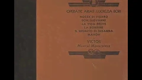 Bori Lucrezia Operatic arias RCA Victor M405 1937