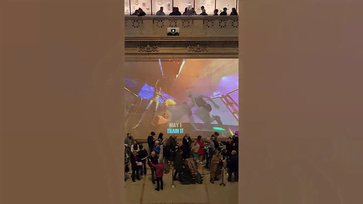 JACOLBY SATTERWHITE video installation  at THE MET MUSEUM 1