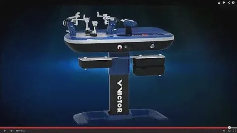 VICTOR VE-80 Stringing Machine -- An industrial revolution in stringing