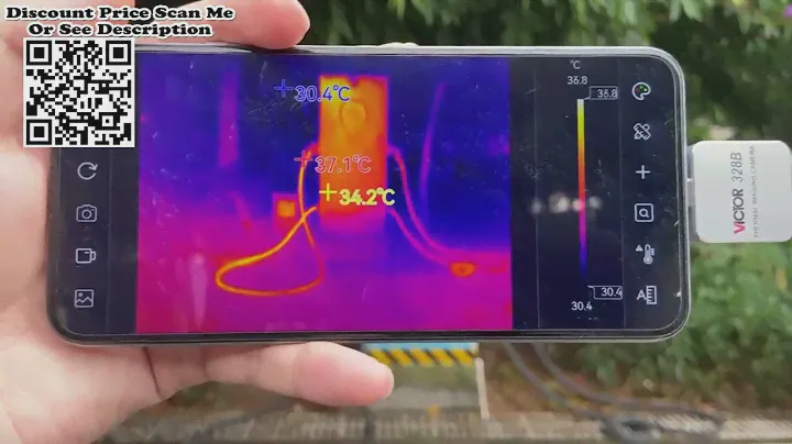 VICTOR VC328B/A Mobile Thermal Imager for Android Phone Review, Unboxing Aliexpress