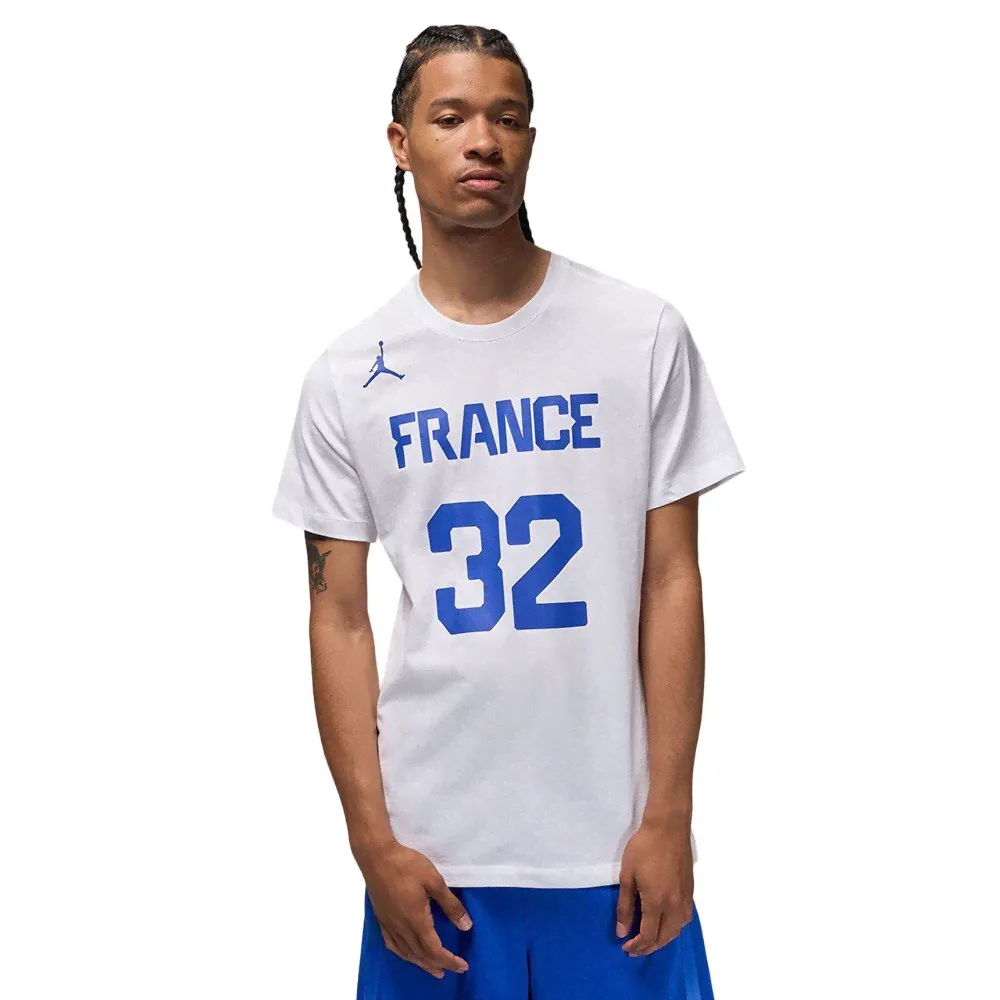 Баскетбольная футболка Nike Basketball Victor Wembanyama France T-shirt White