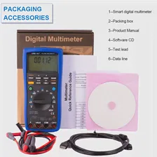Victor 98A Мультиметр, ЖК-дисплей, портативный USB DC