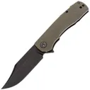 Складной нож Petrified Fish Victor SW сталь M390, рукоять Black/Green G-Mascus