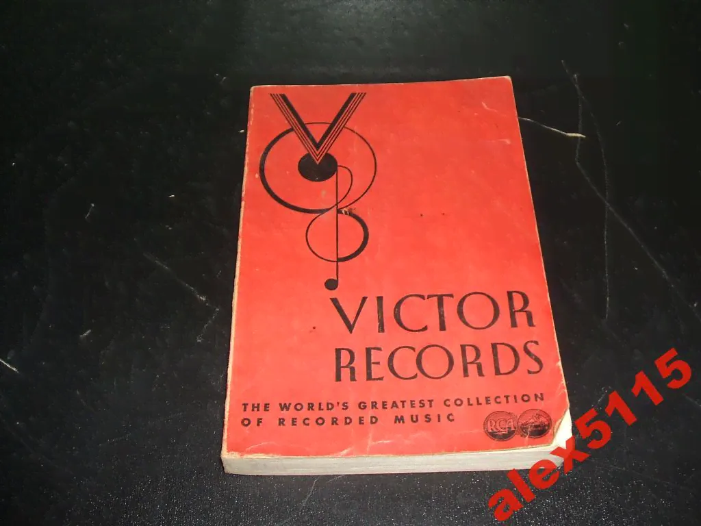 Каталог пластинок USA VICTOR RECORDS RRR