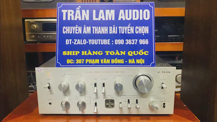 Amply victor JA-S51  4 sò sắt mặt chữ đỏ cao cấp.Thương hiệu " chó ngửi kèn" LhTrần Lam 090.3637.966