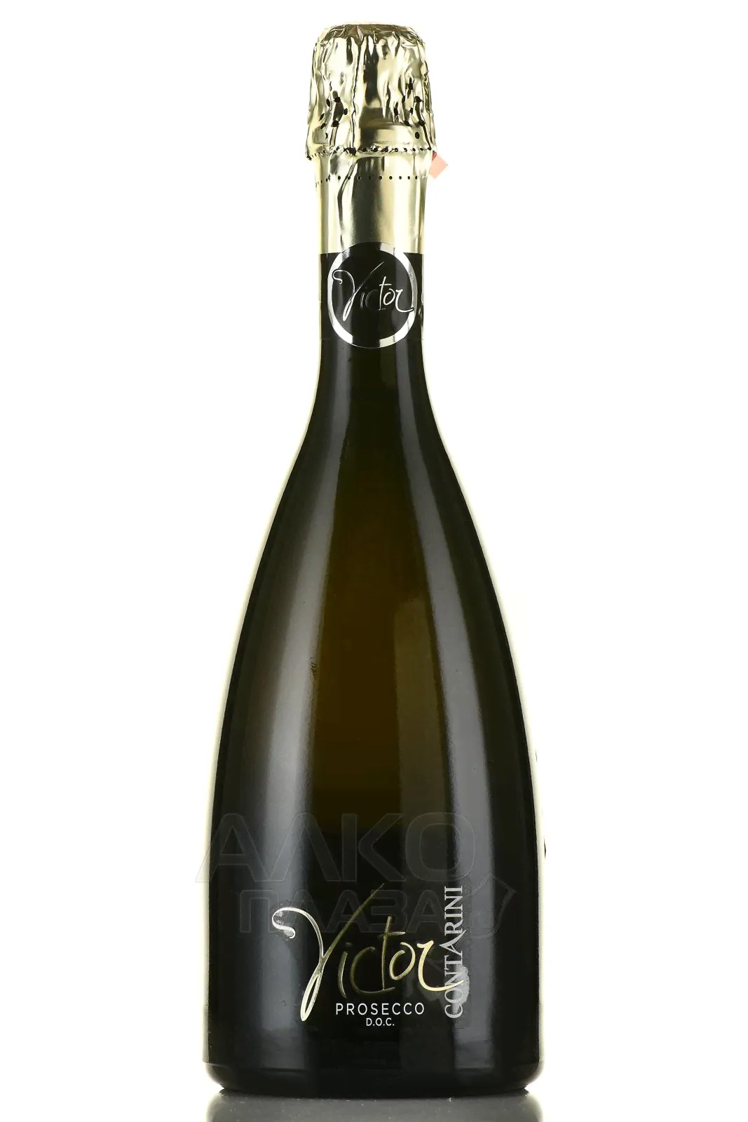 Contarini Victor Prosecco Extra Dry - вино игристое Просекко Виктор Контарини Экстра Драй 0.75 л белое сухое-0