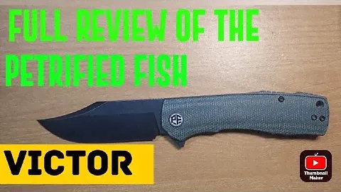 Full review of the Petrified Fish Victor.... new king of budget knives?