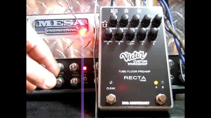 Предусилитель VICTOR CUSTOM RECTA против MESA DUAL RECTIFIER