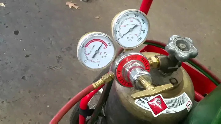 Oxygen acetylene Victor torch