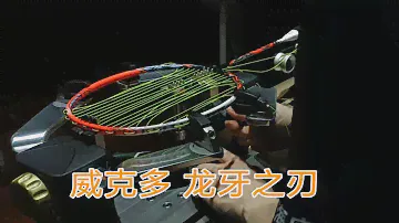 威克多羽毛球拍 龙牙之刃 TK-RYUGA 羽毛球拍穿线 Victor vbs70