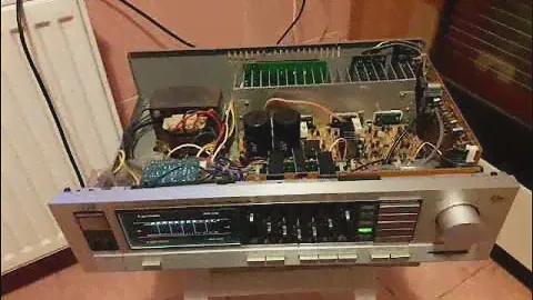 Усилитель JVC A-X400 супер класс А. Обзор. JVC A-X400 stereo integrated amplifier super class A