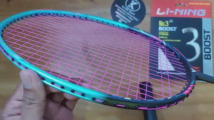 Raket Badminton dari victor, Thruster K 7U warnanya keren bangen, ringan powerfull, josss.....