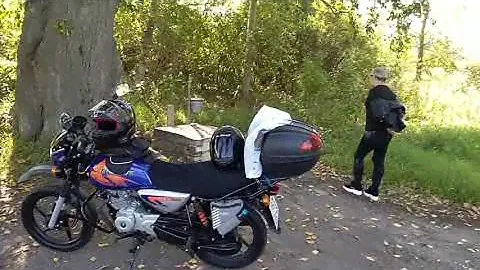 29 августа 2020г. Приподнял руль на bajaj boxer, впечатления.
