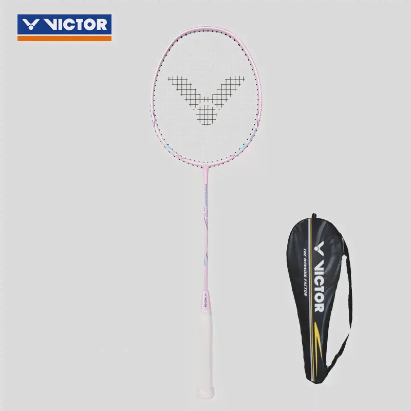 Легкая ракетка для бадминтона victor, полностью углеродистая мужская женская TK-7