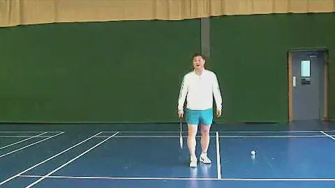 Как ловить волан в бадминтоне