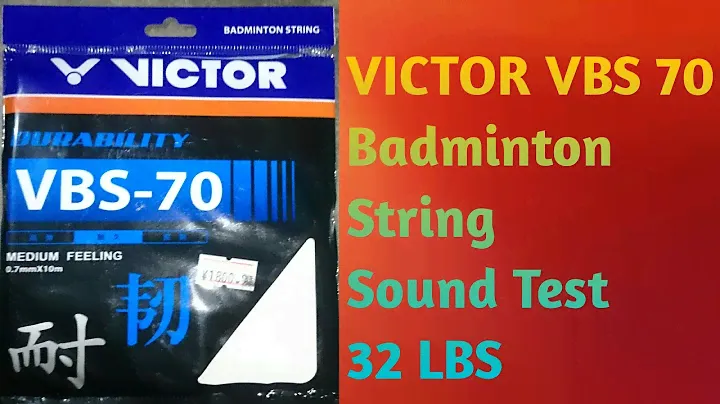 Sound test Victor VBS 70 String 32 LBS
