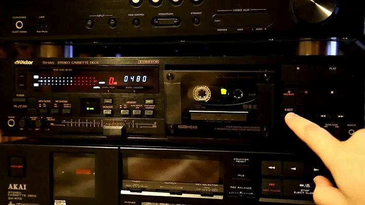 Кассетная дека Victor TD-V66 - тест на запись б.у. кассет DENON HD-M, SONY BHF, SONY AHF, MAXELL UD