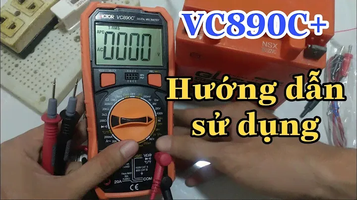 Hướng dẫn sử dụng đồng hồ vạn năng VICTOR VC890C+ | Đo điện vạn năng