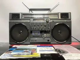 товар в хорошем состоянии редкий Victor VICTOR Sony магнитола FM/AM стерео кассета... RC-M90 рабочий товар магнитола ретро обслуживание проведено