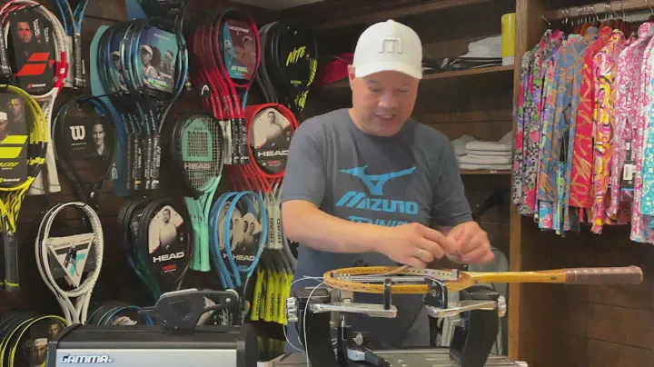 HOW TO STRING A WOOD TENNIS RACKET?  EASY DIRECTIONS!