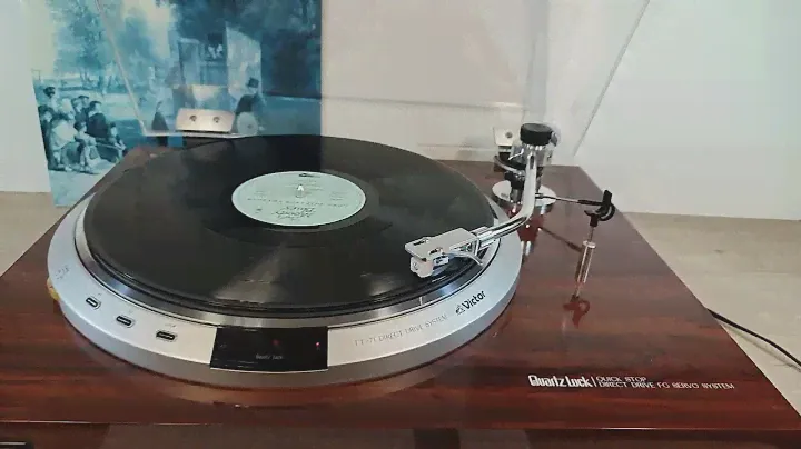Проигрыватель винила Victor QL-7. Made in Japan. ТЕСТ.