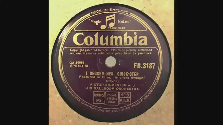 Victor Silvester  on 78 rpm part 3