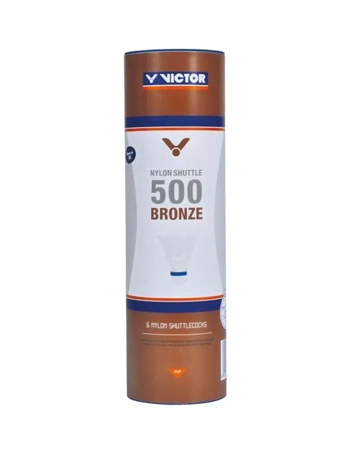 Воланы для бадминтона Воланы для бадминтона Victor 500 Bronze 6P - white-0