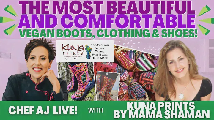 The Most Beautiful and Comfortable Vegan Boots, Clothing and Shoes - Kuna Prints by Mama Shaman