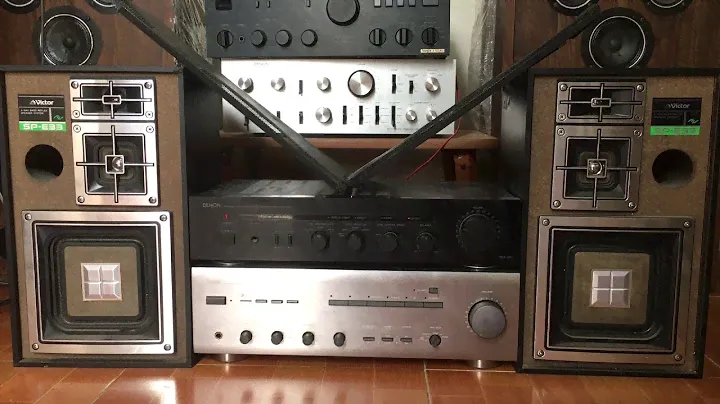 (Đã bán) Cặp loa Victor sp-e33 phối ghép ampli Denon pna-915