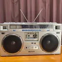 Victor RC-M70 Stereo Boombox Radio Cassette Recorder Retro AC 100V JUNK