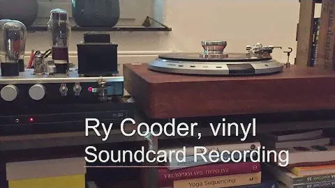 Ry Cooder - Paris Texas. Vinyl Europe 1985. Victor TT-81 cartridge X1-IIE