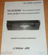 JVC AX-R97BK / Victor AX-603 - инструкция + сервис-мануал