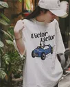 2023ss Мужская и женская футболка VICTOR из хлопка (art.: 3920c2416a17e)