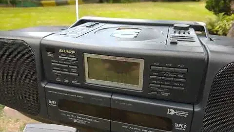 Japanese boombox with FM band converter