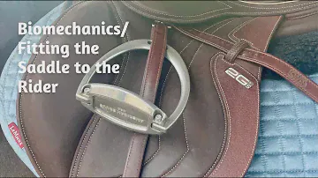Fitting an English Saddle to the Rider (biomechanics)